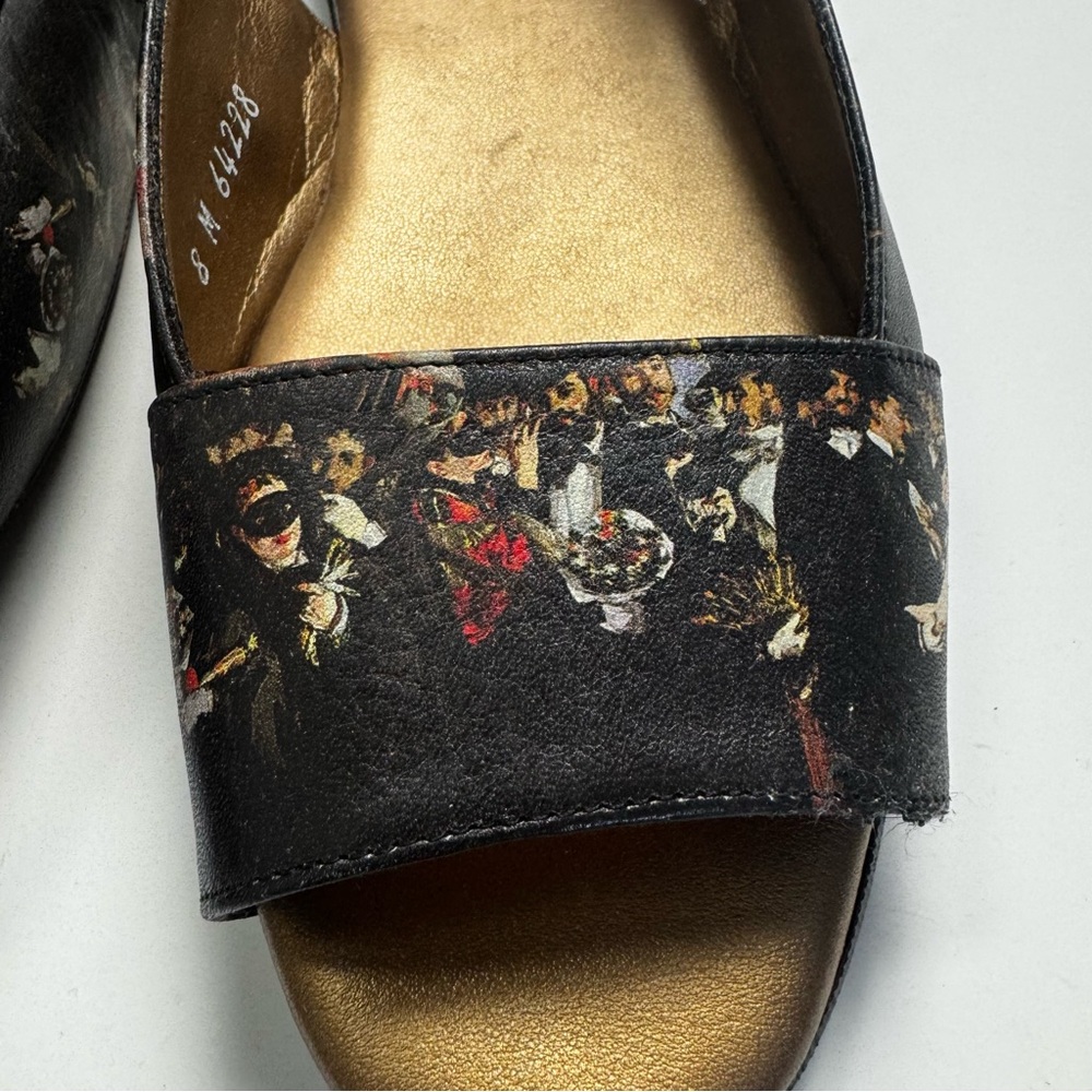 Icon “Masked Ball at the Opera” Slingback Sandals - Picture 3 of 4